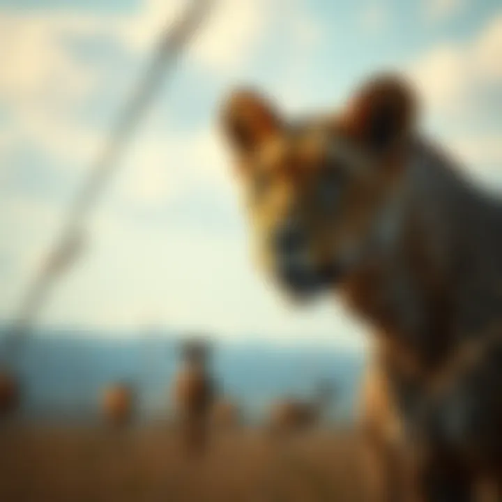 Magnificent Endangered Animals in the Savanna