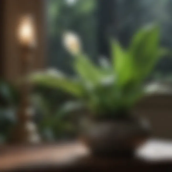 Infographic on peace lily care tips