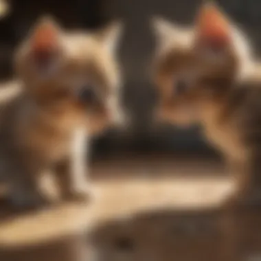 Playtime: Encouraging Healthy Activity Kittens engaging in playful behavior
