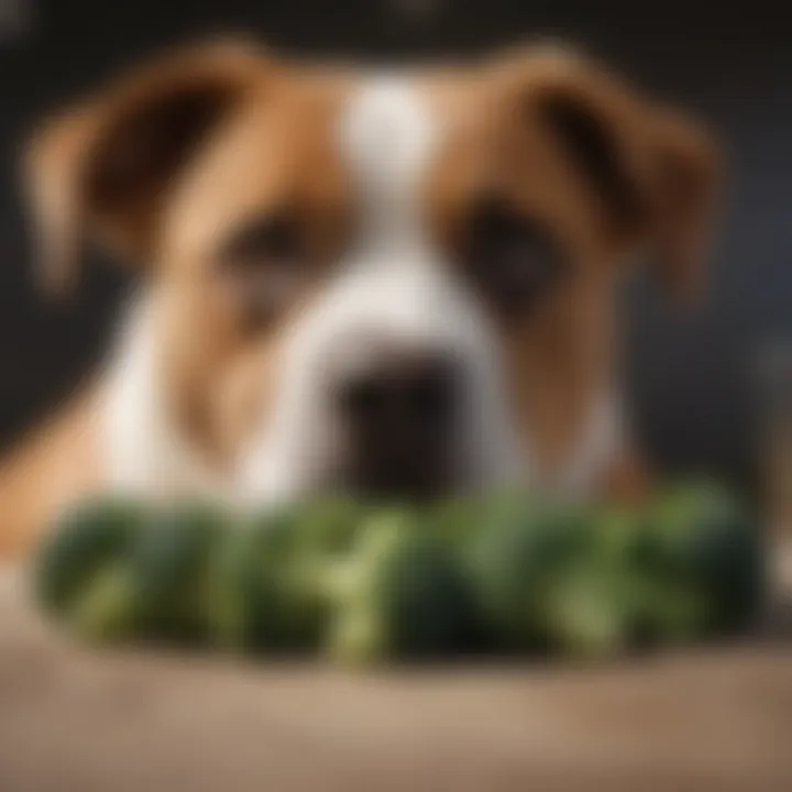 Portion guidelines for feeding broccoli to dogs