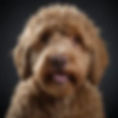 Color Variations of Australian Labradoodle An Australian Labradoodle of different color variations, highlighting the breed's diversity.