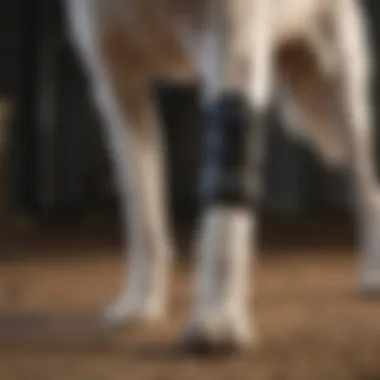 Durable Dog Leg Brace for Optimal Support Close-up of a supportive dog leg brace