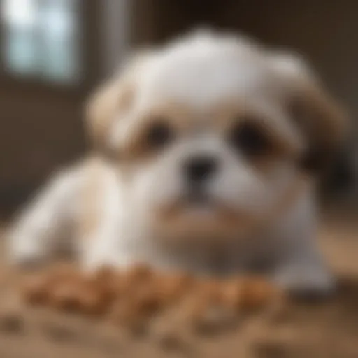 Nutritional kibble for Shih Tzu puppies