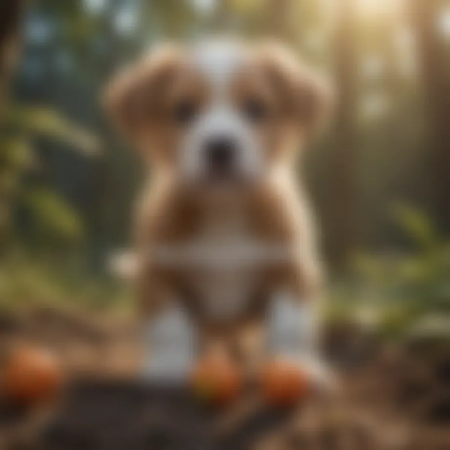 Nutritious puppy food tailored for medium breeds