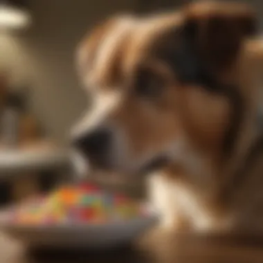 Veterinarian Discussing Canine Diets Veterinarian discussing dog diets