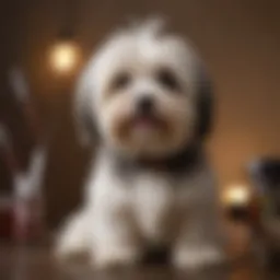 Different types of brushes suitable for Havanese grooming