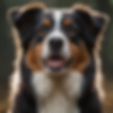 Different life stages of Australian Shepherds