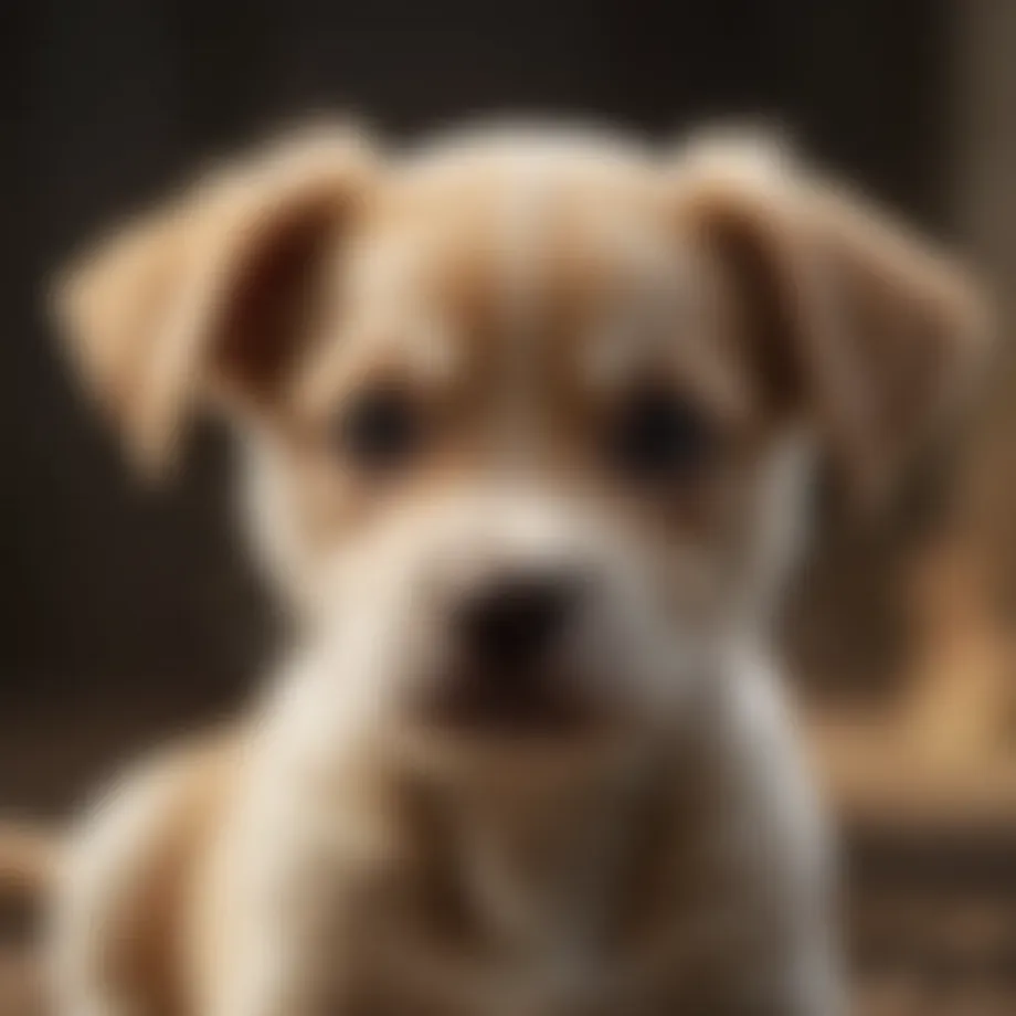 Puppy looking healthy and vibrant