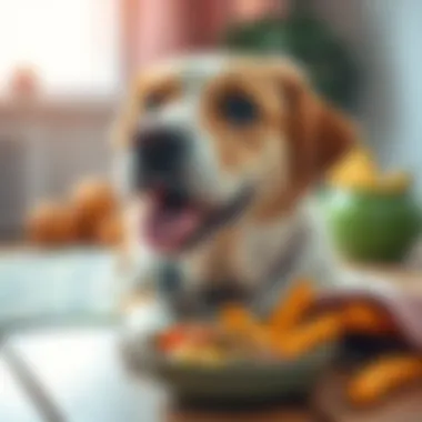 Healthy Eating for Happy Dogs Dog enjoying a healthy meal