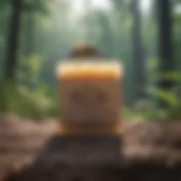 Close-up of insect killing soap ingredients