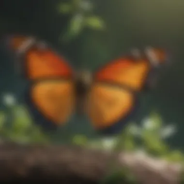 Butterfly Life Cycle Educational Chart An educational chart depicting the butterfly life cycle