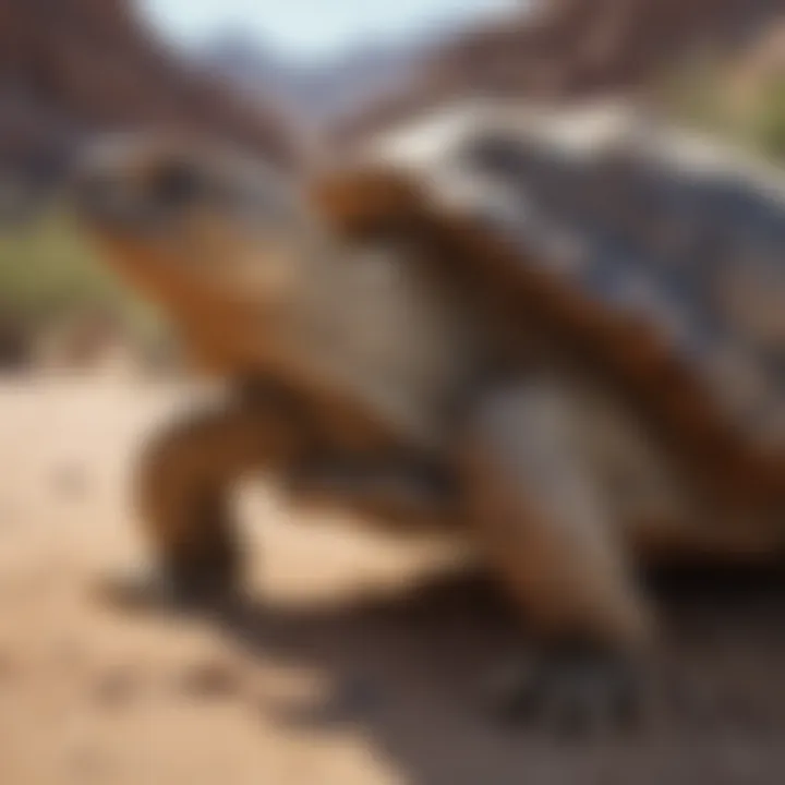 Conservation efforts for desert tortoise in protected area