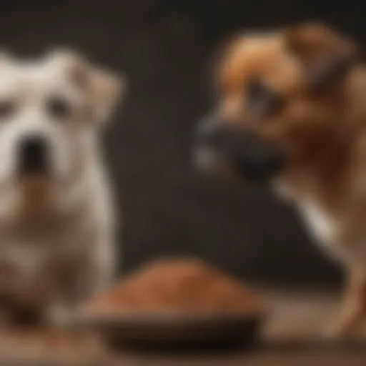 A diverse group of dog breeds showcasing their unique sizes and shapes.