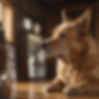Honoring Beloved Pets A heartwarming memory display honoring beloved pets, illustrating lasting love.