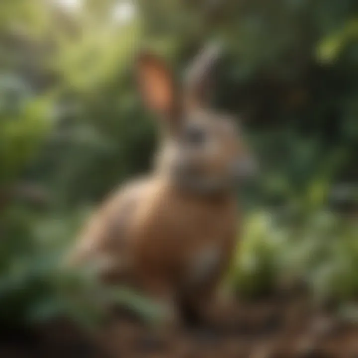 A variety of plants that repel rabbits naturally