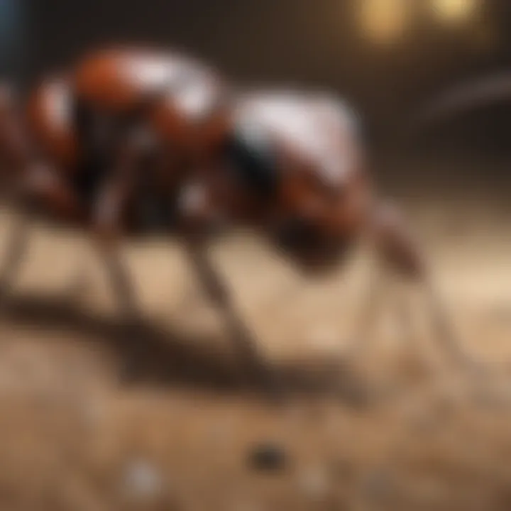 A clean and organized home environment preventing ant infestations
