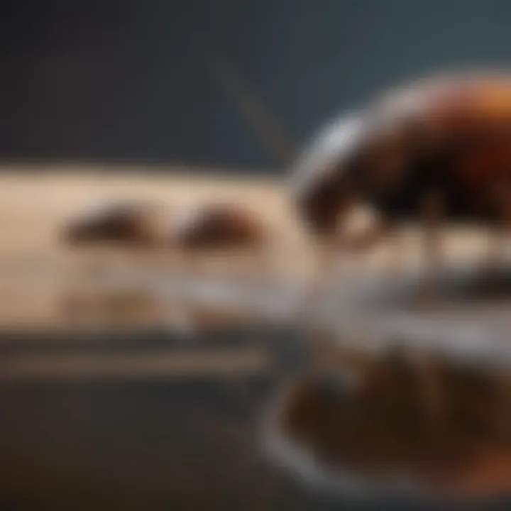 Chart comparing extermination techniques for water roaches