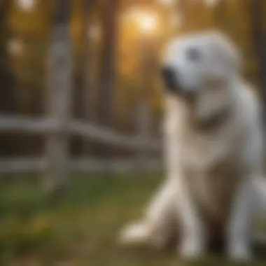 Choosing the Right Fencing for Great Pyrenees Fenced area designed for Great Pyrenees confinement