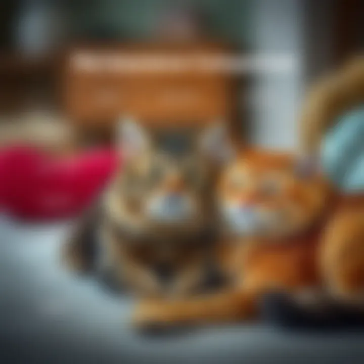 A visual comparison chart showcasing different pet insurance policies for cats.