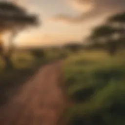 A panoramic view of Akagera National Park showcasing its diverse landscapes