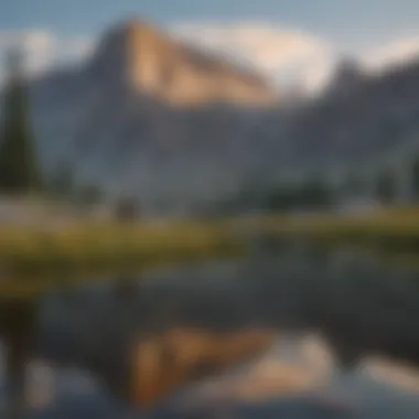 Serene Reflection of the Bighorn Peaks Tranquil lake nestled in the Bighorn Mountains reflecting the surrounding peaks