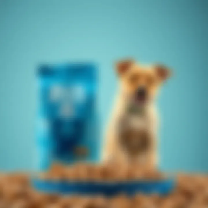 Kibble Size Variations in Blue Buffalo Dog Food Different kibble sizes from Blue Buffalo