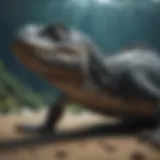 An artistic representation of the ancient marine reptiles that once roamed the oceans.