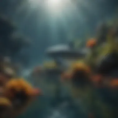 Marine Ecosystem Changes A graphic illustrating the changes in marine ecosystems due to the extinction of key species.