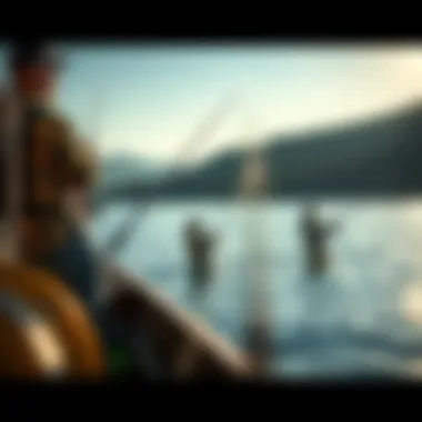 Afternoon Angling Adventure at Lake Tahoe Anglers enjoying an afternoon on the waters of Lake Tahoe