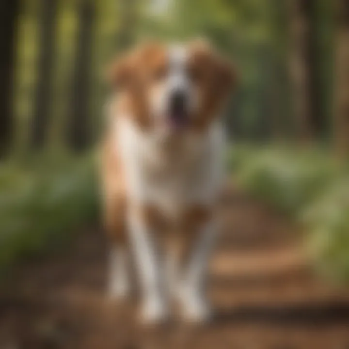 Different dog breeds enjoying a walk, emphasizing the importance of joint health.