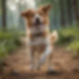 A happy dog playing outdoors, showcasing its agility and joint health.