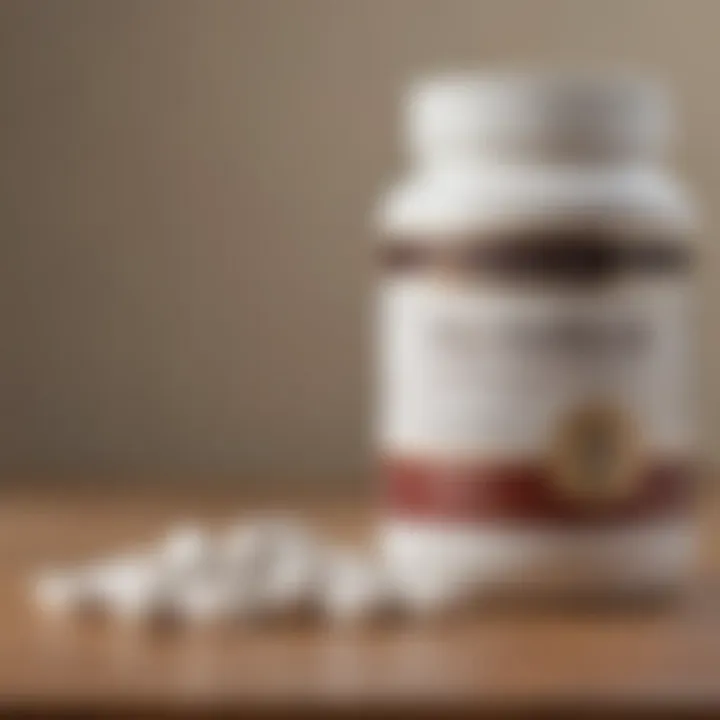 A close-up view of glucosamine and chondroitin supplements in pet-friendly packaging.