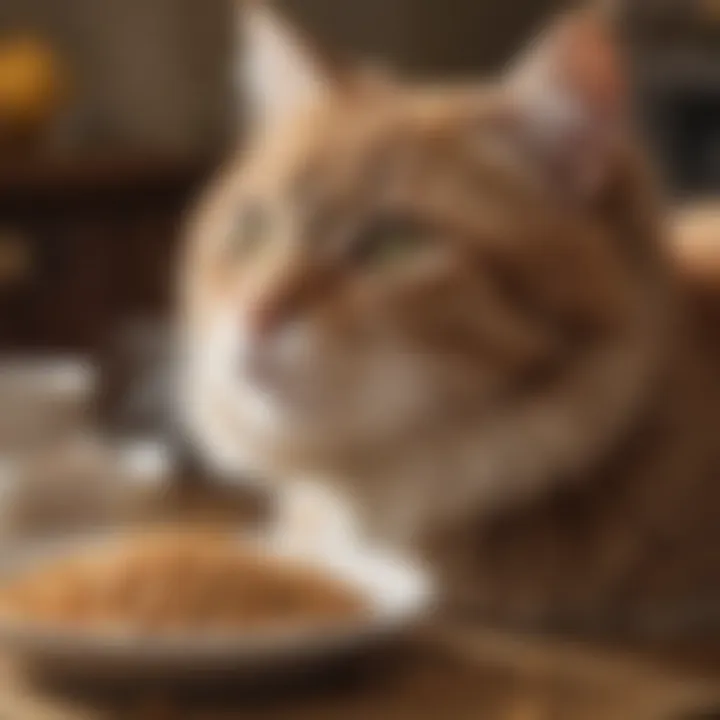 An infographic displaying the nutritional benefits of grain-free diets for cats.