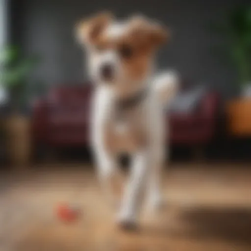 Vibrant display of the Hyper Pet Doggie Tail in an active setting