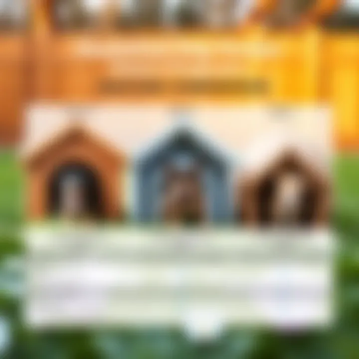 Insulated Dog Houses Feature Comparison Comparison chart of various insulated dog houses highlighting their features and benefits