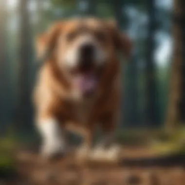 Joyful Chewing: The Benefits of Durable Chews A large dog joyfully chewing on a durable bone