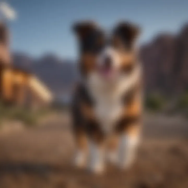 Training a Miniature Australian Shepherd with positive reinforcement
