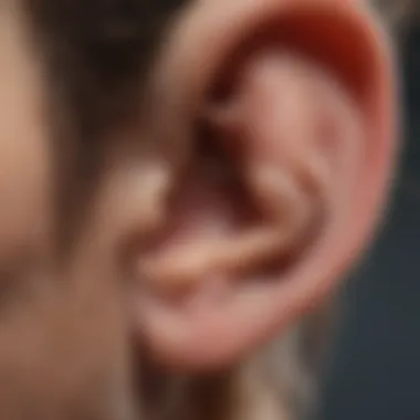 Common Ear Conditions Graphic representation of common ear conditions requiring treatment