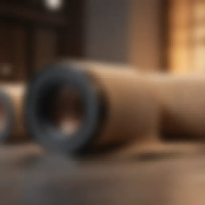 Illustration of easy installation of pet screen rolls