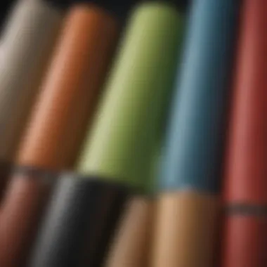 Diverse Materials and Colors of Pet Screen Rolls Various materials and colors of pet screen rolls displayed