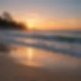 A serene sunrise over the pristine beaches of South Carolina