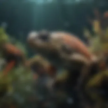 A visual representation of marine conservation efforts protecting fragile ecosystems