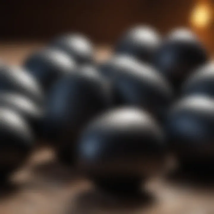 Black eggs laid by a rare chicken breed