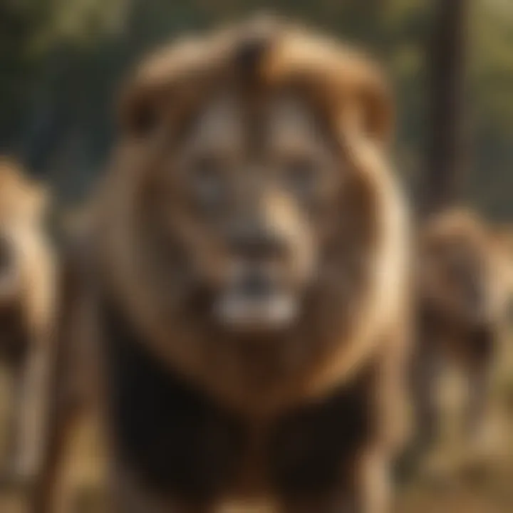 Symbolic representation of lions in culture