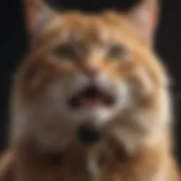 Close-up of a cat shedding brush with fine bristles
