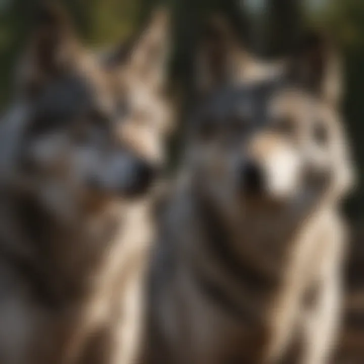 A thoughtful representation of ethical breeding practices concerning wolfdogs.