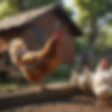 A well-maintained chicken coop designed for Yokohama chickens