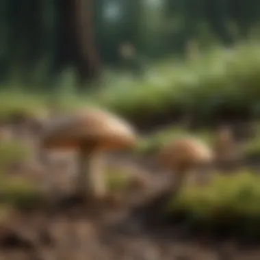 Soil conditions affecting mushroom growth