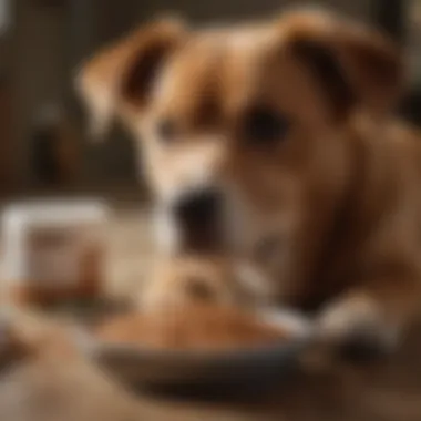 Safe Ingredients for Dogs with Diarrhea Visual representation of common dog food ingredients safe for diarrhea