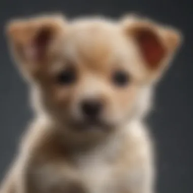 Close-up of a Havashire puppy showcasing its unique coat and features.